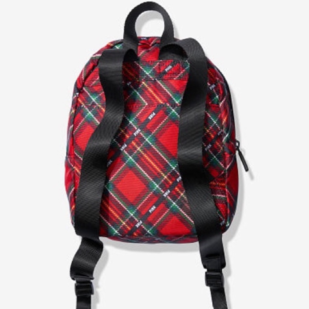 LAST ONE! New VS pink plaid mini backpack - Picture 2 of 3